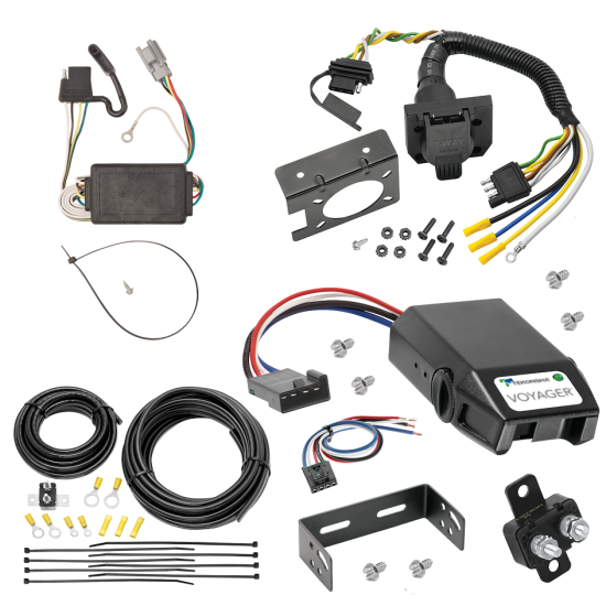 For 2006-2006 Pontiac Torrent 7-Way RV Wiring + Tekonsha Voyager Brake Control + Generic BC Wiring Adapter By Tekonsha