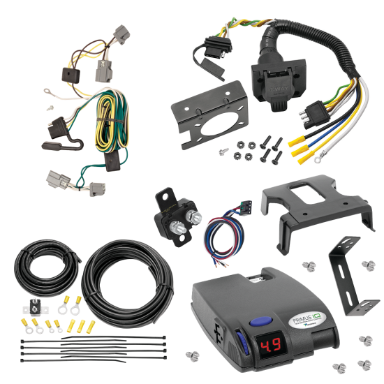 For 2005-2007 Ford Five Hundred 7-Way RV Wiring + Tekonsha Primus IQ Brake Control By Tekonsha