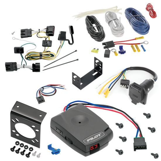 For 2007-2009 Pontiac Montana SV6 7-Way RV Wiring + Pro Series Pilot Brake Control + Generic BC Wiring Adapter (For (Canada Only) Models) By Tekonsha