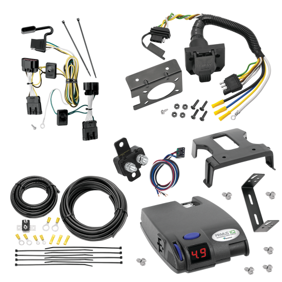 For 2005-2006 Pontiac Montana SV6 7-Way RV Wiring + Tekonsha Primus IQ Brake Control By Tekonsha