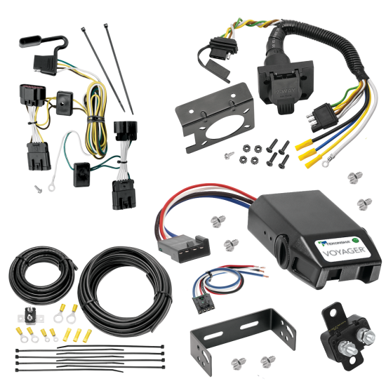 For 2007-2009 Pontiac Montana SV6 7-Way RV Wiring + Tekonsha Voyager Brake Control + Generic BC Wiring Adapter (For (Canada Only) Models) By Tekonsha