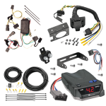 For 2005-2009 Hyundai Tucson 7-Way RV Wiring + Tekonsha BRAKE-EVN Brake Control + Generic BC Wiring Adapter By Tekonsha