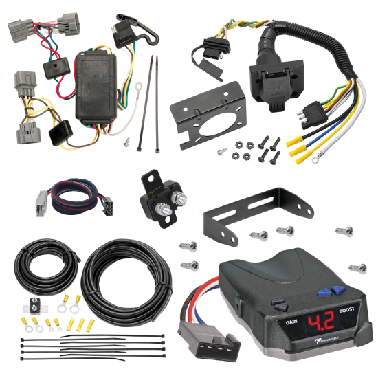 For 2006-2008 Honda Ridgeline 7-Way RV Wiring + Tekonsha BRAKE-EVN Brake Control + Plug & Play BC Adapter By Tekonsha