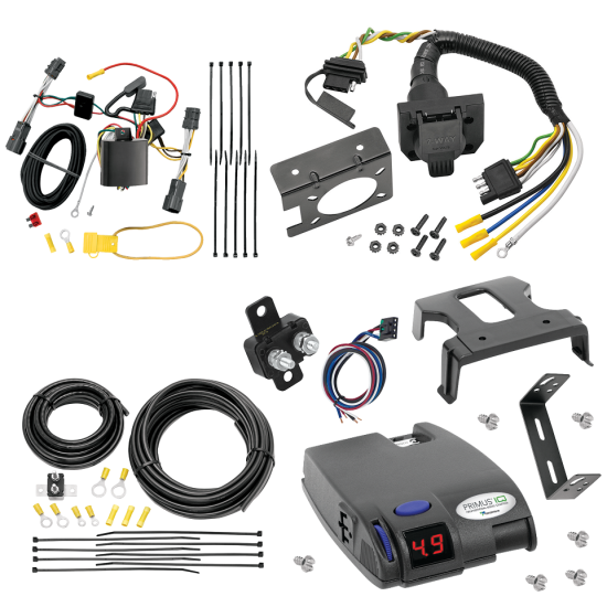 For 2014-2014 KIA Sedona 7-Way RV Wiring + Tekonsha Primus IQ Brake Control By Tekonsha