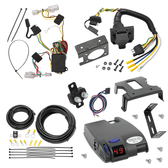 For 2001-2003 Toyota Highlander 7-Way RV Wiring + Tekonsha Primus IQ Brake Control By Tekonsha