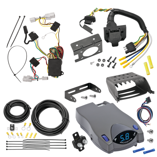 For 2001-2003 Toyota Highlander 7-Way RV Wiring + Tekonsha Prodigy P2 Brake Control By Tekonsha