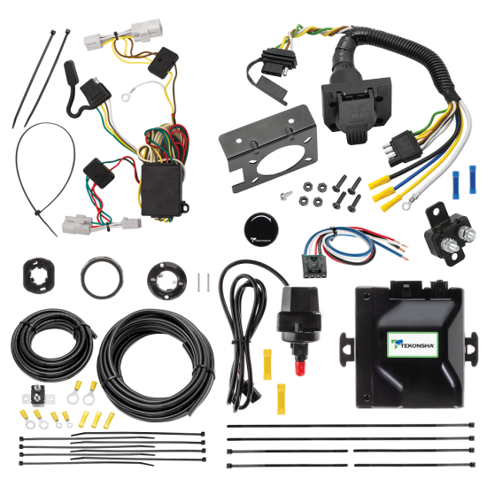 For 2001-2003 Toyota Highlander Tekonsha Prodigy iD Bluetooth Wireless Brake Control + 7-Way RV Wiring By Tekonsha