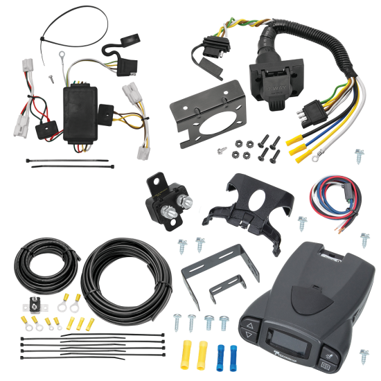 For 2007-2012 Hyundai Santa Fe 7-Way RV Wiring + Tekonsha Prodigy P3 Brake Control By Tekonsha