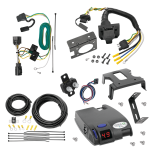 For 2007-2017 Jeep Wrangler 7-Way RV Wiring + Tekonsha Primus IQ Brake Control (Excludes: w/Right Hand Drive & Limited Edition Models) By Tekonsha
