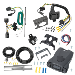 For 2007-2017 Jeep Wrangler 7-Way RV Wiring + Tekonsha Prodigy P3 Brake Control (Excludes: w/Right Hand Drive & Limited Edition Models) By Tekonsha