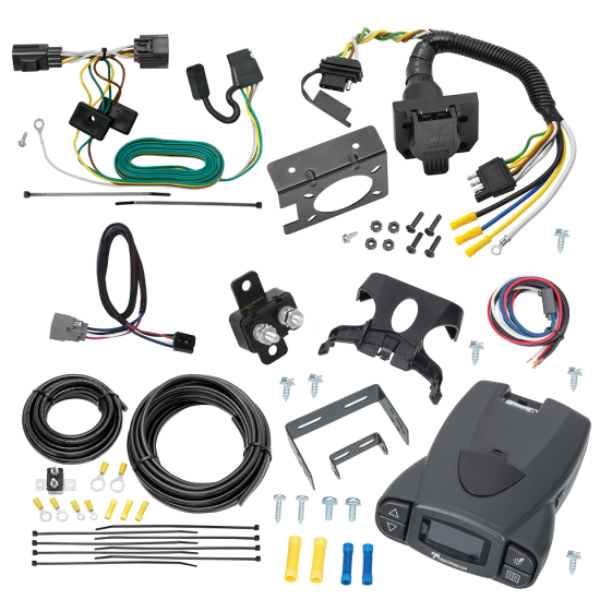 For 2018-2018 Jeep Wrangler JK 7-Way RV Wiring + Tekonsha Prodigy P3 Brake Control + Plug & Play BC Adapter (Excludes: w/Right Hand Drive & Limited Edition Models) By Tekonsha
