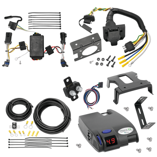 For 2002-2007 Saturn Vue 7-Way RV Wiring + Tekonsha Primus IQ Brake Control By Tekonsha