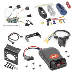 For 2011-2013 Jeep Grand Cherokee 7-Way RV Wiring + Pro Series POD Brake Control + Plug & Play BC Adapter By Tekonsha