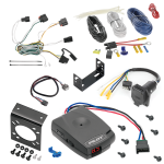 For 2011-2013 Jeep Grand Cherokee 7-Way RV Wiring + Pro Series Pilot Brake Control + Plug & Play BC Adapter By Tekonsha