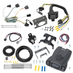 For 2011-2013 Jeep Grand Cherokee 7-Way RV Wiring + Tekonsha Prodigy P3 Brake Control + Plug & Play BC Adapter By Tekonsha