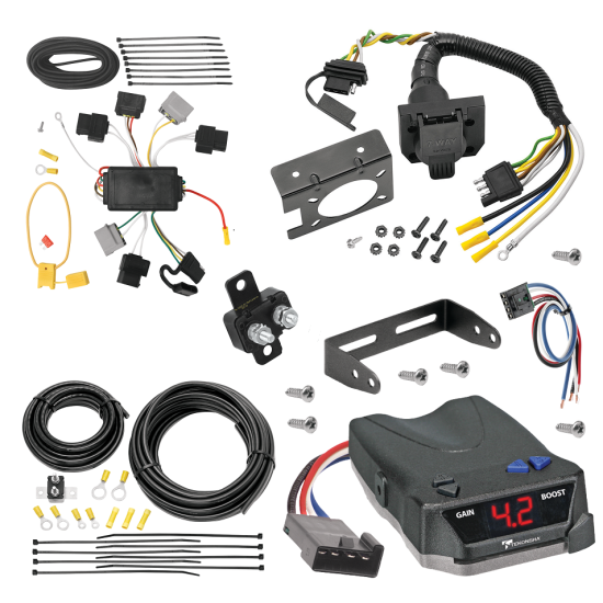 For 2005-2006 Mazda Tribute 7-Way RV Wiring + Tekonsha BRAKE-EVN Brake Control + Generic BC Wiring Adapter By Tekonsha