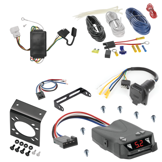 For 2007-2011 Honda CR-V 7-Way RV Wiring + Tekonsha Brakeman IV Brake Control + Generic BC Wiring Adapter By Tekonsha