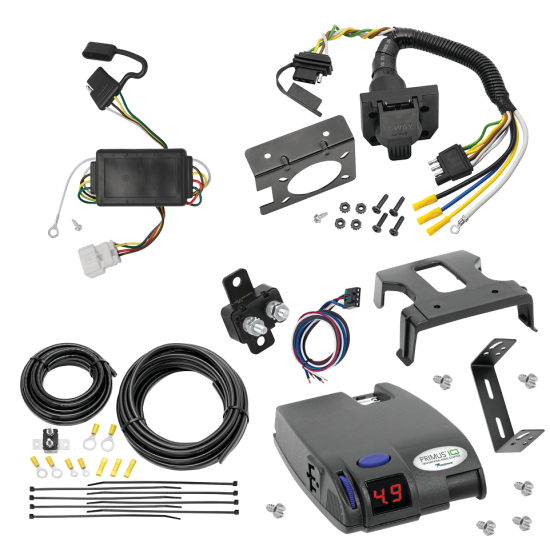 For 2007-2011 Honda CR-V 7-Way RV Wiring + Tekonsha Primus IQ Brake Control By Tekonsha