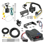 For 2008-2013 Toyota Highlander 7-Way RV Wiring + Tekonsha BRAKE-EVN Brake Control + Generic BC Wiring Adapter By Tekonsha