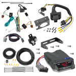 For 2007-2012 GMC Acadia 7-Way RV Wiring + Tekonsha BRAKE-EVN Brake Control + Plug & Play BC Adapter By Tekonsha