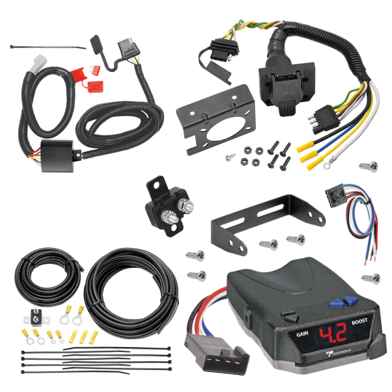 For 2005-2007 Subaru Legacy 7-Way RV Wiring + Tekonsha BRAKE-EVN Brake Control + Generic BC Wiring Adapter (For Wagon, Except Outback Models) By Tekonsha