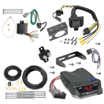 For 2007-2011 Honda Element 7-Way RV Wiring + Tekonsha BRAKE-EVN Brake Control + Generic BC Wiring Adapter By Tekonsha