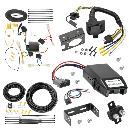 For 2007-2009 Lexus RX350 7-Way RV Wiring + Tekonsha Voyager Brake Control + Generic BC Wiring Adapter By Tekonsha