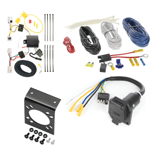 For 2008-2013 Nissan Rogue 7-Way RV Wiring (Excludes: Krom Models) By Tekonsha