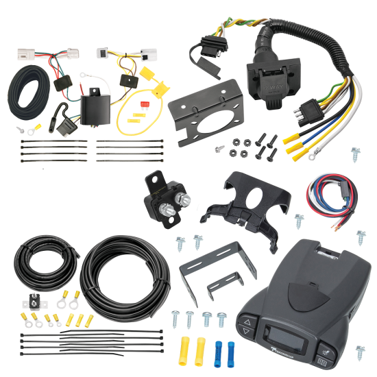 For 2014-2020 Nissan Rogue 7-Way RV Wiring + Tekonsha Prodigy P3 Brake Control (Excludes: Sport Models) By Tekonsha