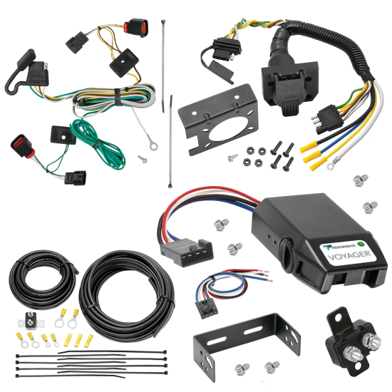 For 2009-2012 Volkswagen Routan 7-Way RV Wiring + Tekonsha Voyager Brake Control + Generic BC Wiring Adapter By Tekonsha