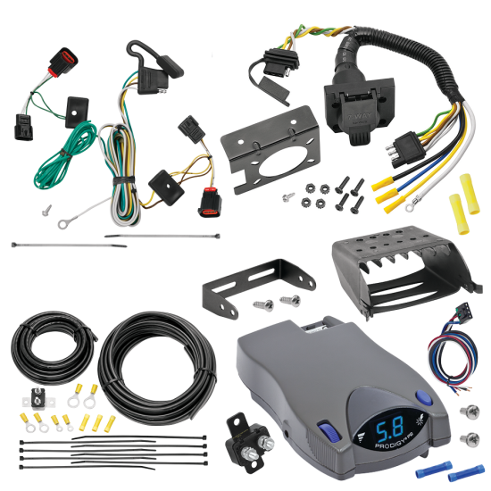 For 2009-2012 Volkswagen Routan 7-Way RV Wiring + Tekonsha Prodigy P2 Brake Control By Tekonsha