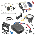 For 2005-2015 Toyota Tacoma 7-Way RV Wiring + Pro Series Pilot Brake Control + Plug & Play BC Adapter By Tekonsha
