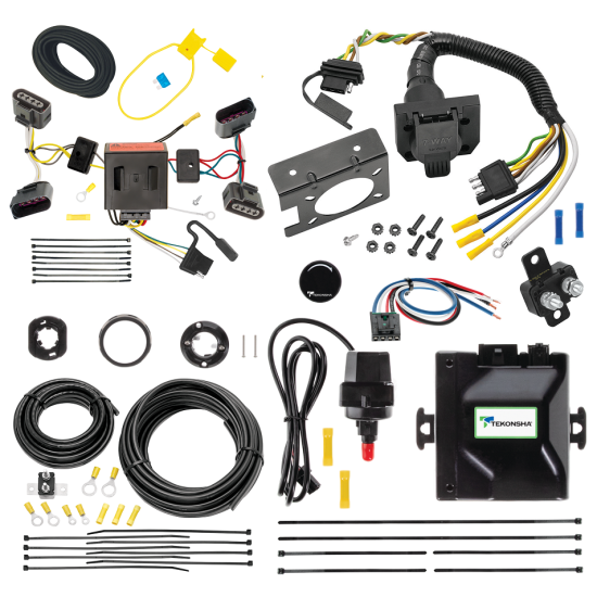 For 2004-2010 Volkswagen Touareg Tekonsha Prodigy iD Bluetooth Wireless Brake Control + 7-Way RV Wiring (For All Styles Models) By Tekonsha