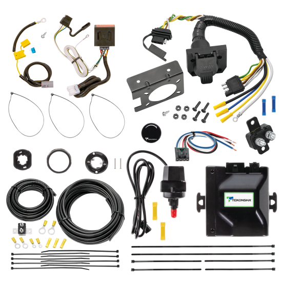 For 2007-2013 Mitsubishi Outlander Tekonsha Prodigy iD Bluetooth Wireless Brake Control + 7-Way RV Wiring (Excludes: Outlander Sport or PHEV Models) By Tekonsha