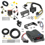 For 2011-2016 KIA Sportage 7-Way RV Wiring + Tekonsha BRAKE-EVN Brake Control + Generic BC Wiring Adapter By Tekonsha