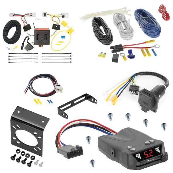 For 2012-2021 Nissan NV3500 7-Way RV Wiring + Tekonsha Brakeman IV Brake Control + Plug & Play BC Adapter By Tekonsha