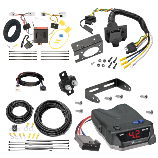 For 2012-2021 Nissan NV3500 7-Way RV Wiring + Tekonsha BRAKE-EVN Brake Control + Plug & Play BC Adapter By Tekonsha