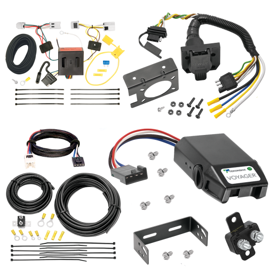 For 2012-2021 Nissan NV3500 7-Way RV Wiring + Tekonsha Voyager Brake Control + Plug & Play BC Adapter By Tekonsha