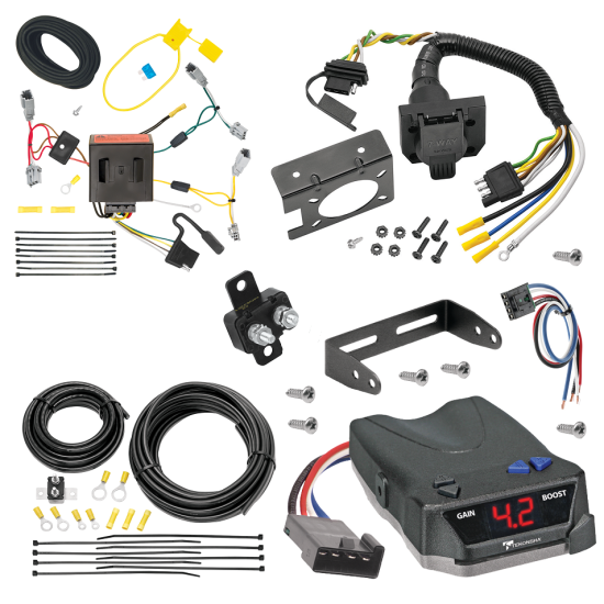 For 2013-2016 Mazda CX-5 7-Way RV Wiring + Tekonsha BRAKE-EVN Brake Control + Generic BC Wiring Adapter By Tekonsha