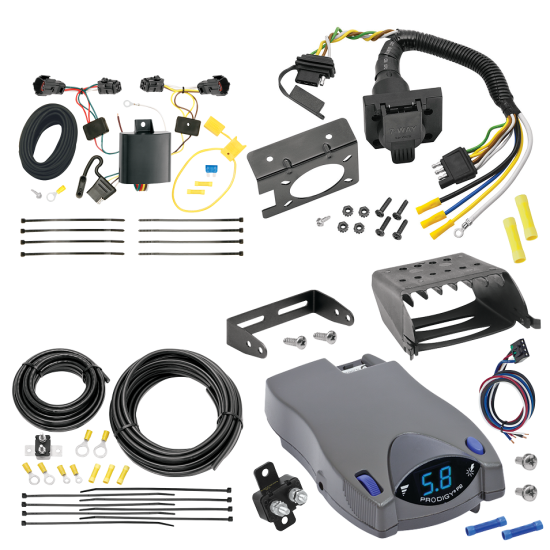 For 2014-2020 KIA Sorento 7-Way RV Wiring + Tekonsha Prodigy P2 Brake Control (For w/I4 Engine Models) By Tekonsha