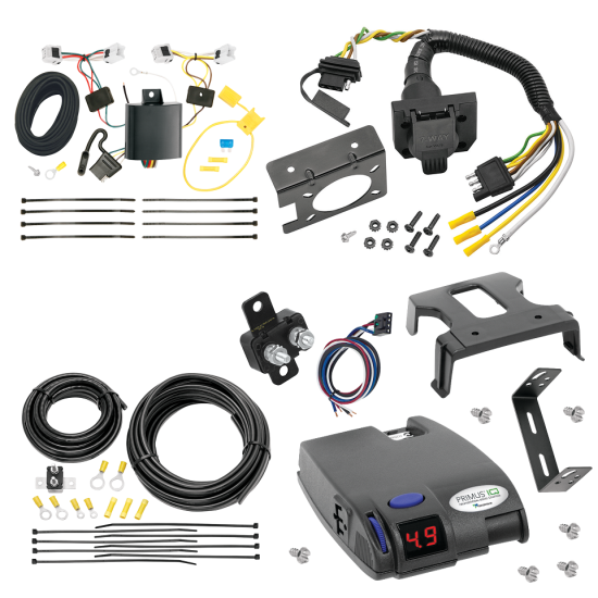 For 2013-2021 Nissan NV200 7-Way RV Wiring + Tekonsha Primus IQ Brake Control By Tekonsha