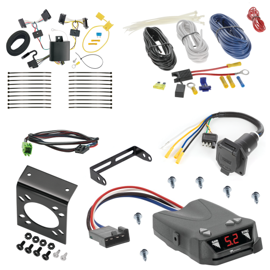 For 2007-2018 Mercedes-Benz Sprinter 7-Way RV Wiring + Tekonsha Brakeman IV Brake Control + Plug & Play BC Adapter By Tekonsha