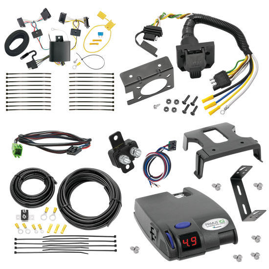 For 2010-2013 Mercedes-Benz Sprinter 3500 7-Way RV Wiring + Tekonsha Primus IQ Brake Control + Plug & Play BC Adapter By Tekonsha