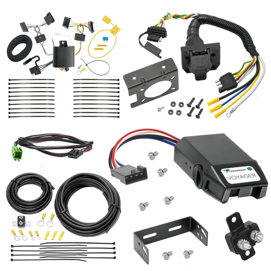 For 2010-2013 Mercedes-Benz Sprinter 3500 7-Way RV Wiring + Tekonsha Voyager Brake Control + Plug & Play BC Adapter By Tekonsha