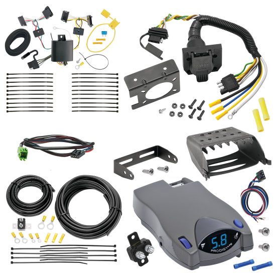 For 2010-2013 Mercedes-Benz Sprinter 3500 7-Way RV Wiring + Tekonsha Prodigy P2 Brake Control + Plug & Play BC Adapter By Tekonsha