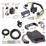 For 2009-2014 Nissan Murano 7-Way RV Wiring + Tekonsha BRAKE-EVN Brake Control + Generic BC Wiring Adapter (Excludes: CrossCabriolet Models) By Tekonsha