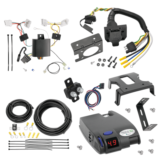 For 2009-2014 Nissan Murano 7-Way RV Wiring + Tekonsha Primus IQ Brake Control (Excludes: CrossCabriolet Models) By Tekonsha