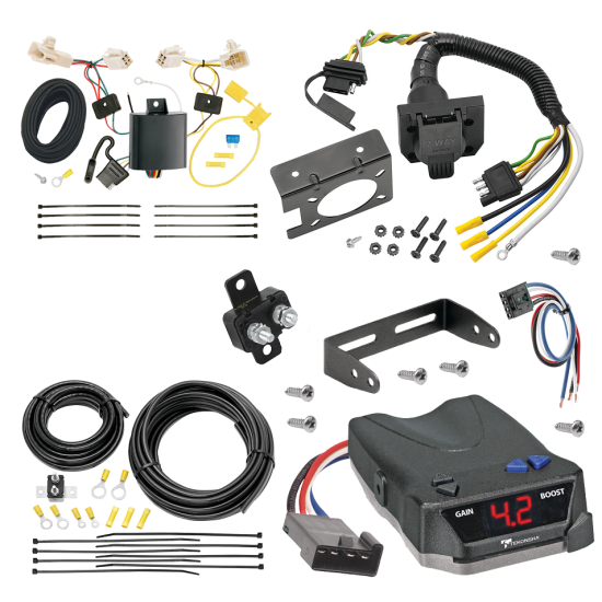 For 2015-2019 Subaru Legacy 7-Way RV Wiring + Tekonsha BRAKE-EVN Brake Control + Generic BC Wiring Adapter (For Sedan Models) By Tekonsha