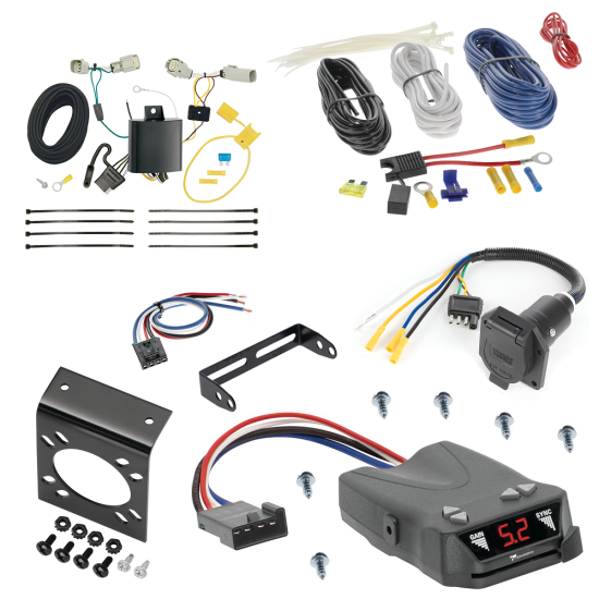 For 2016-2018 Lincoln MKX 7-Way RV Wiring + Tekonsha Brakeman IV Brake Control + Generic BC Wiring Adapter By Tekonsha