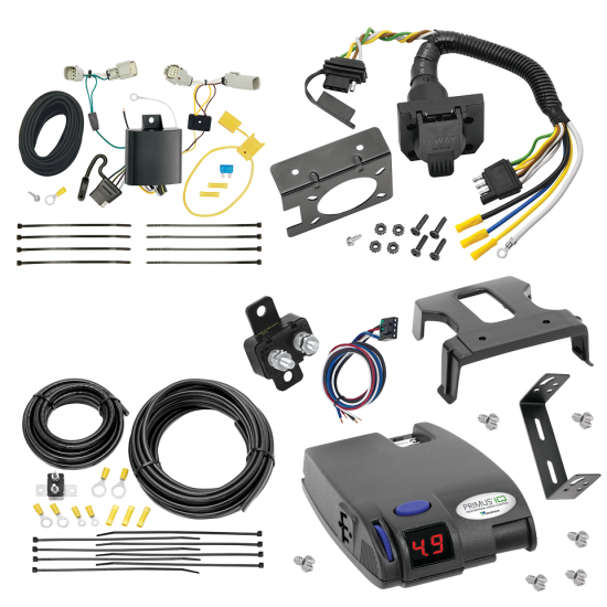 For 2016-2018 Lincoln MKX 7-Way RV Wiring + Tekonsha Primus IQ Brake Control By Tekonsha